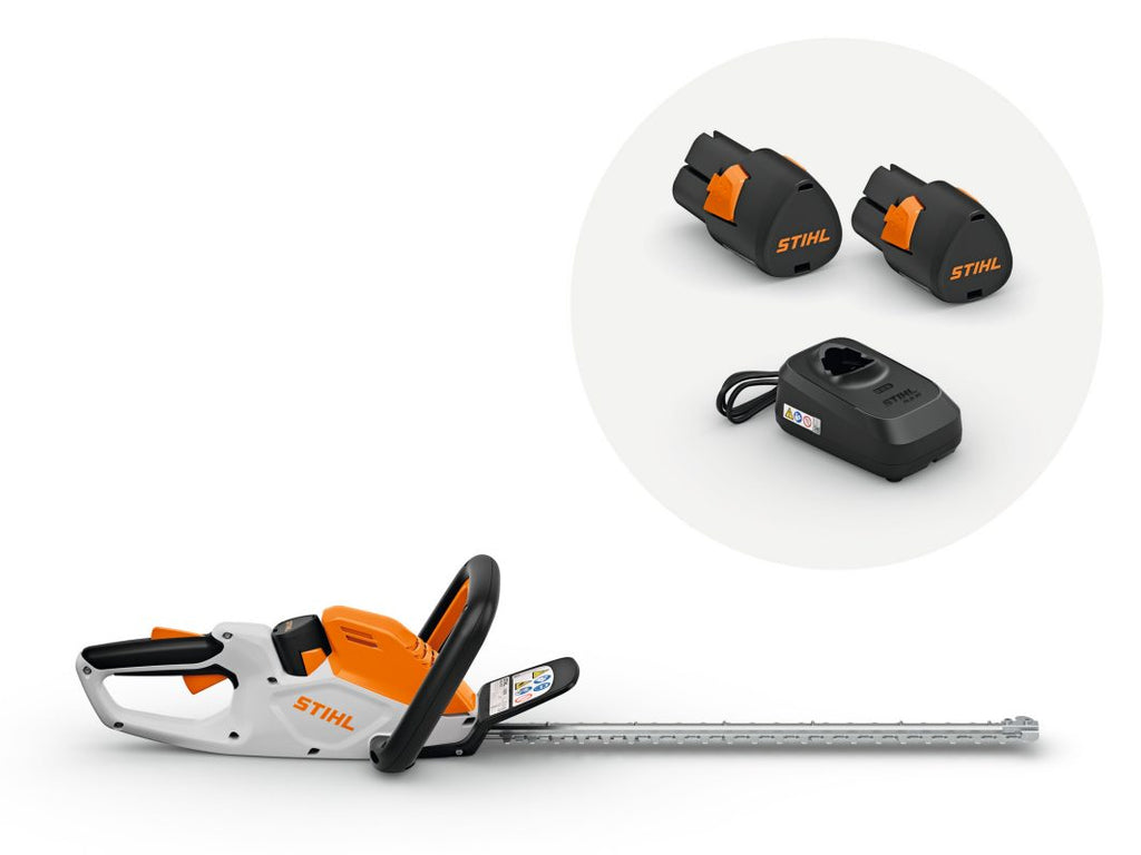 Taille haie à batterie STIHL HSA 40 - Pack batterie et chargeur