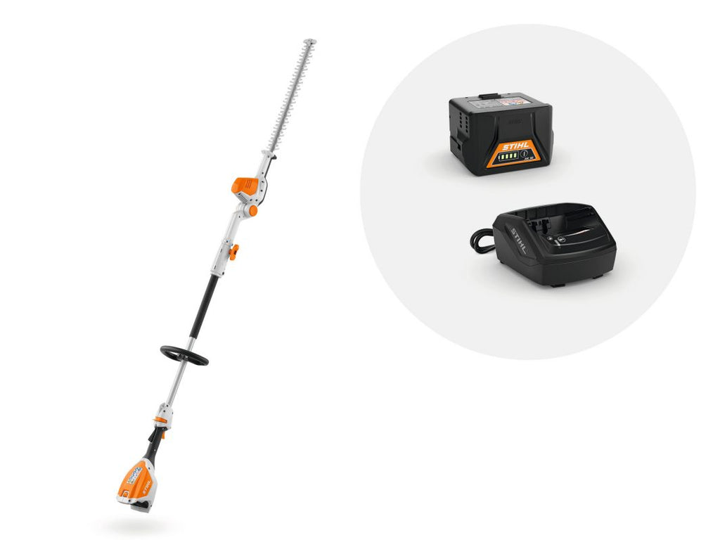 Taille haie sur perche à batterie STIHL HLA 56 - Pack batterie et chargeur